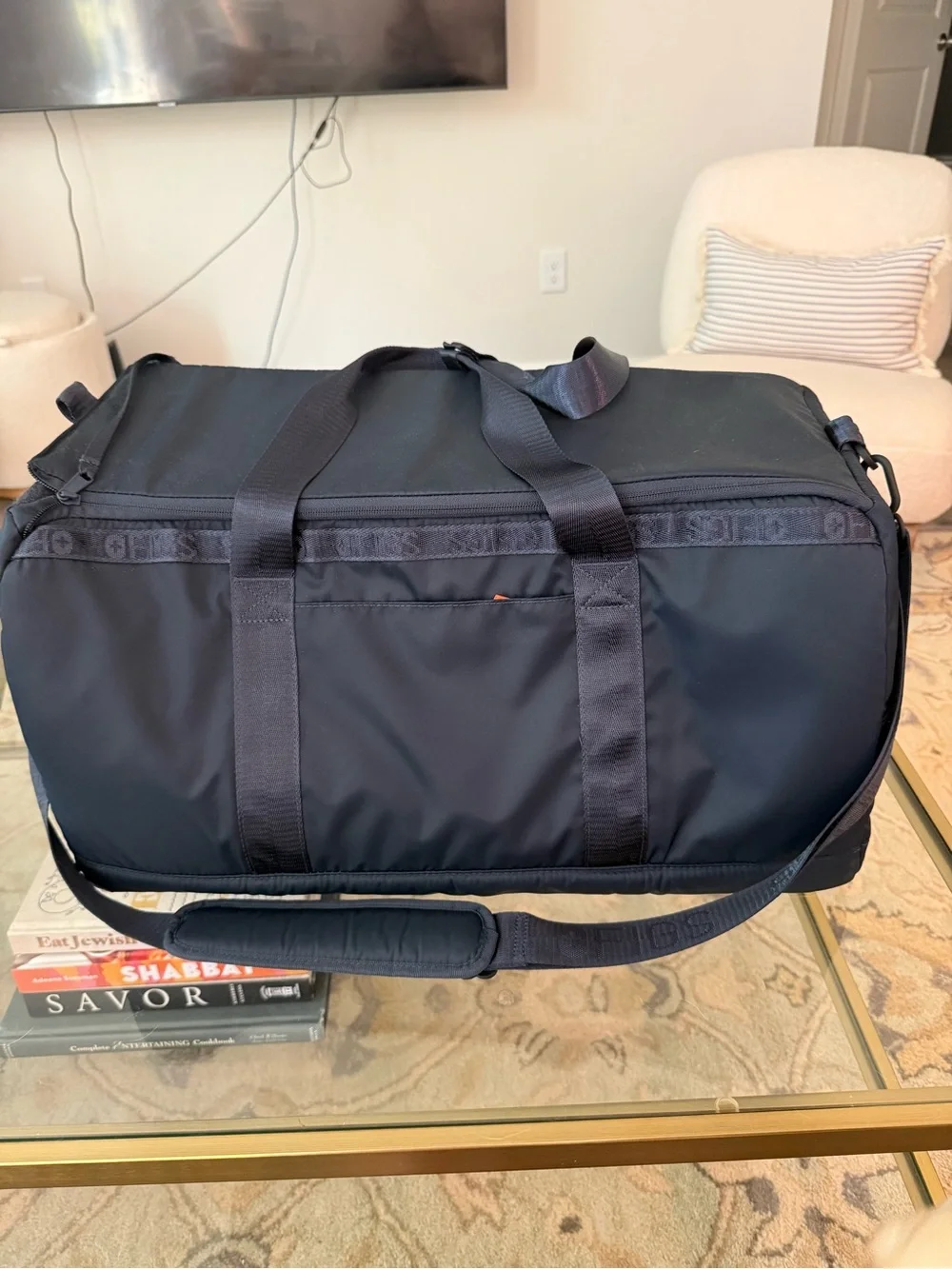 Navy FIGS/ AYA Travel Duffel Bag